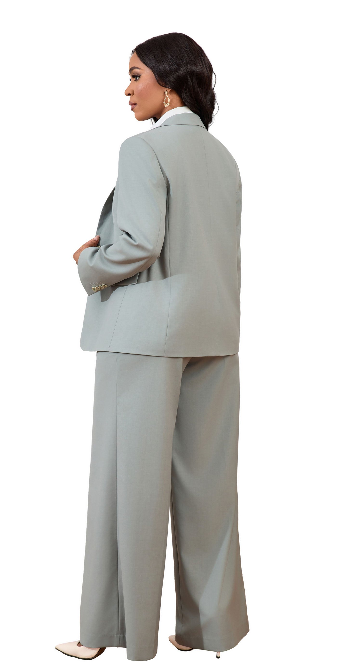 Women’s Tailored One-Button Pantsuit