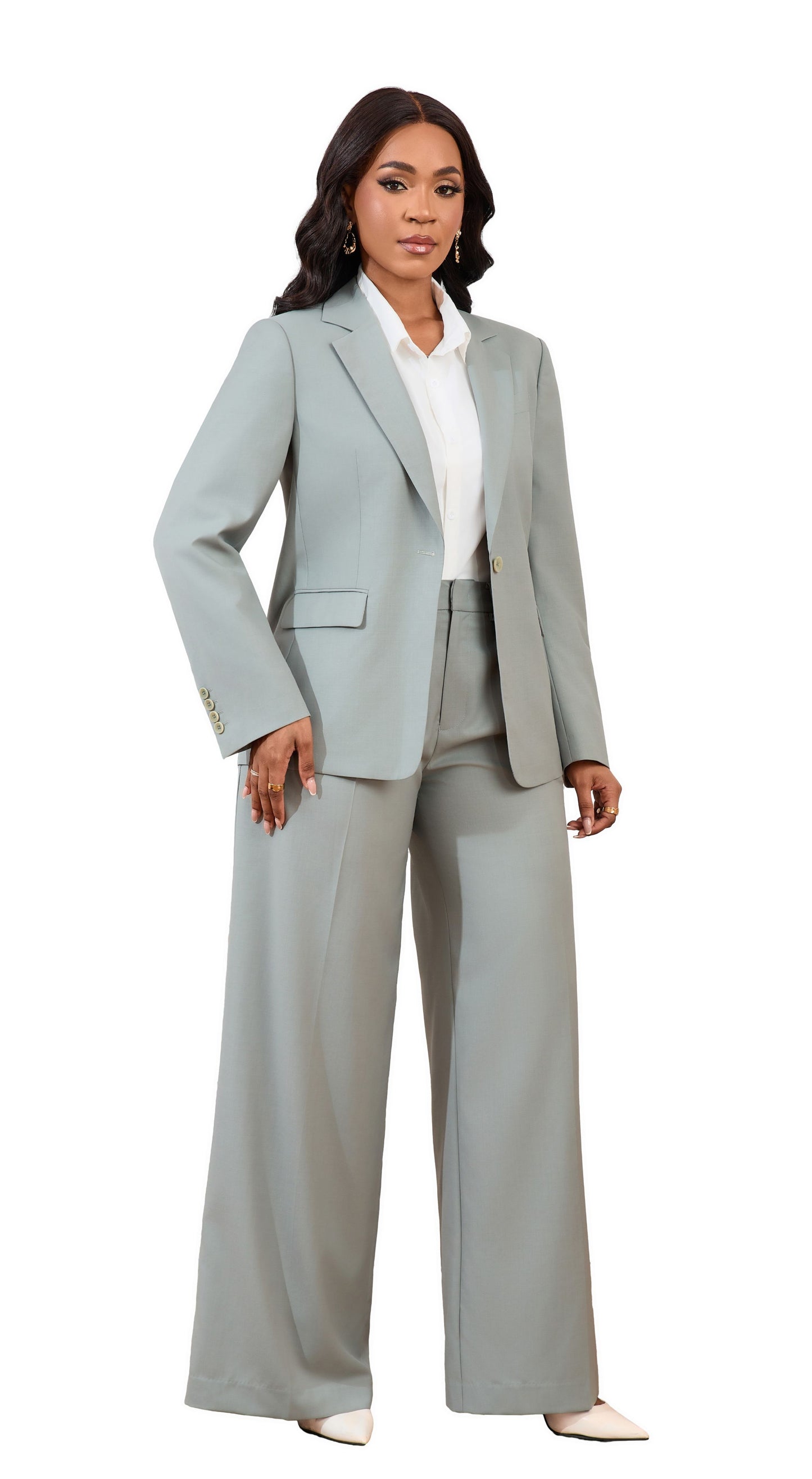 Women’s Tailored One-Button Pantsuit