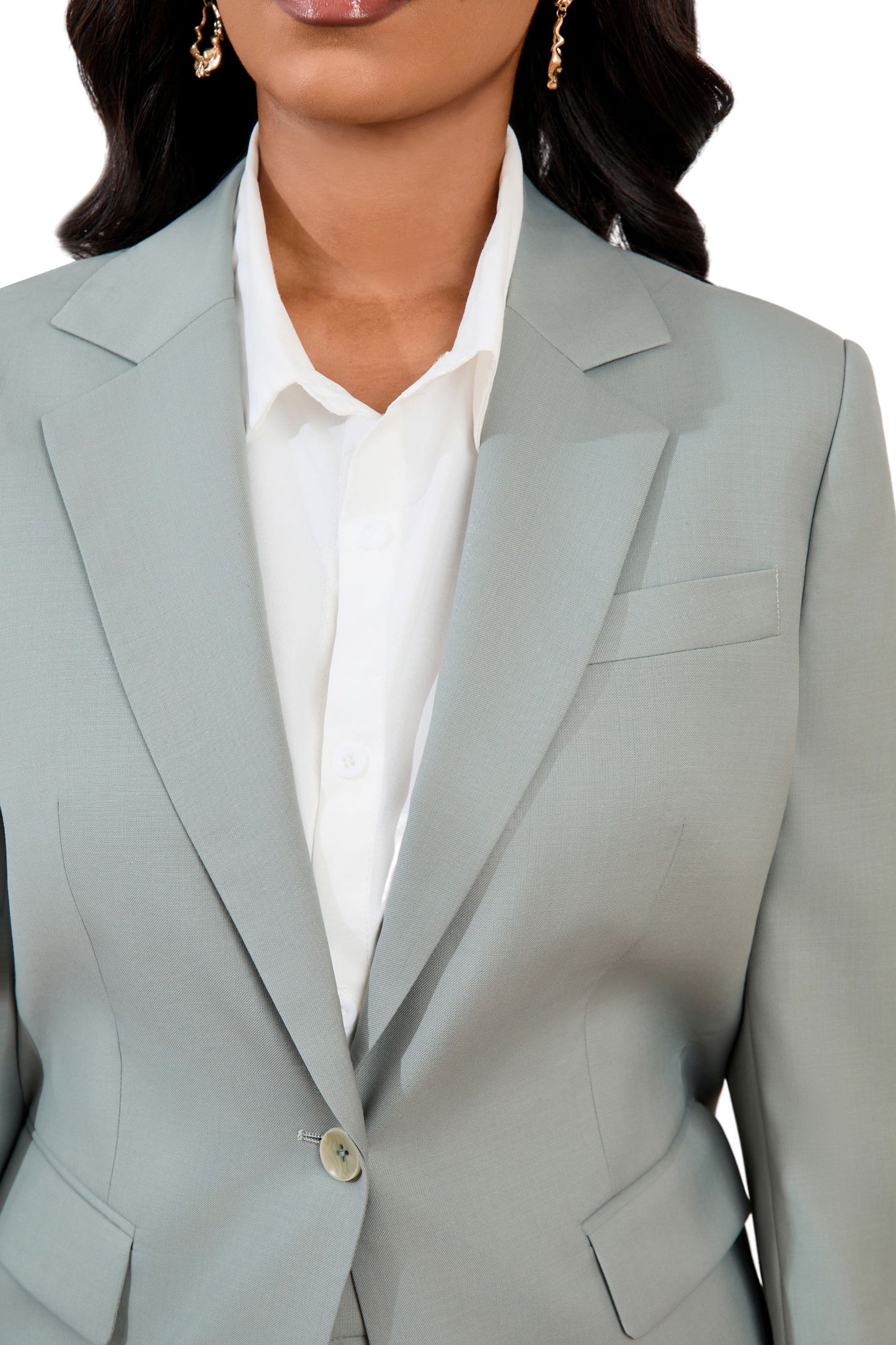 Women’s Tailored One-Button Pantsuit