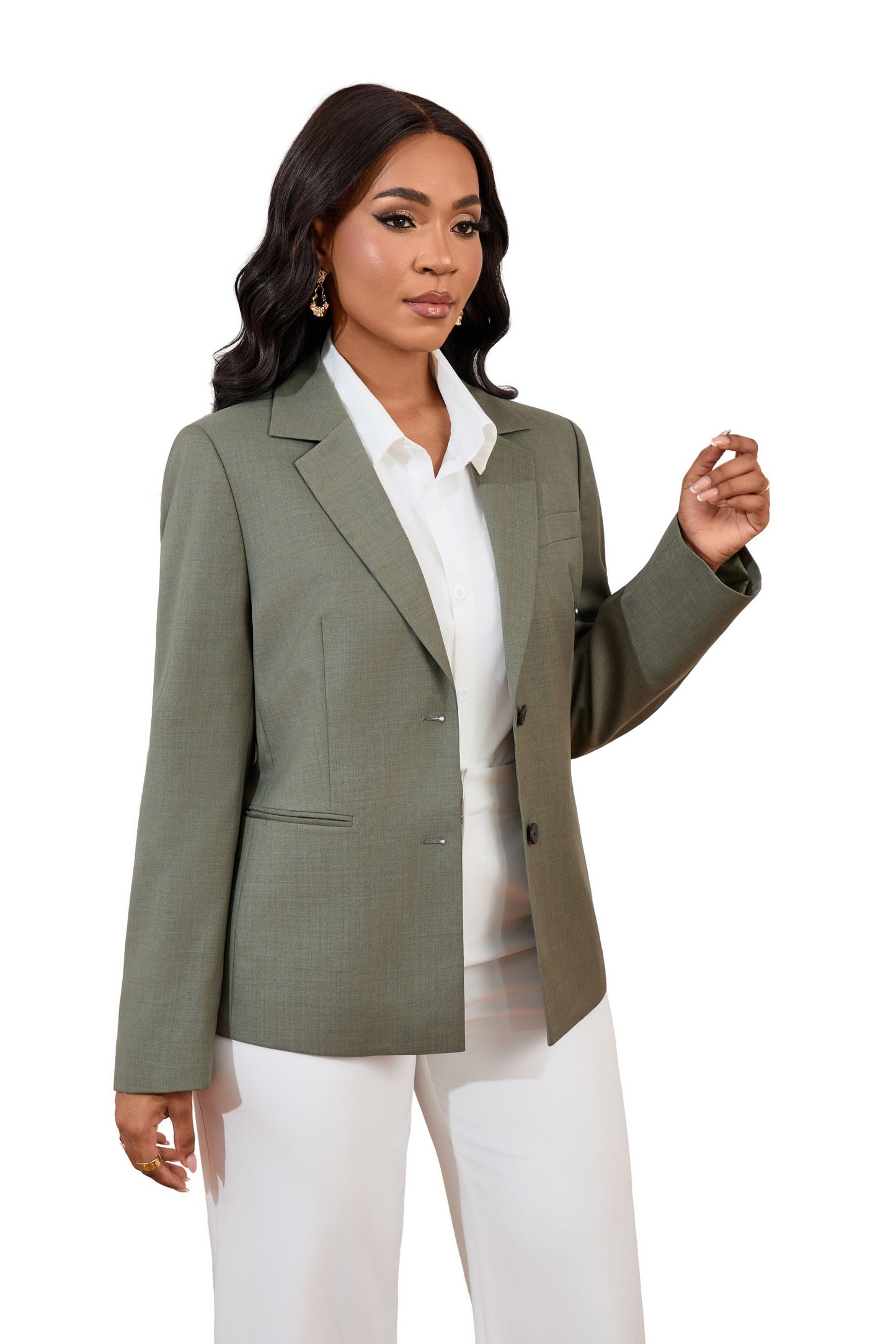 Women’s Classic Wool-Nylon Blazer