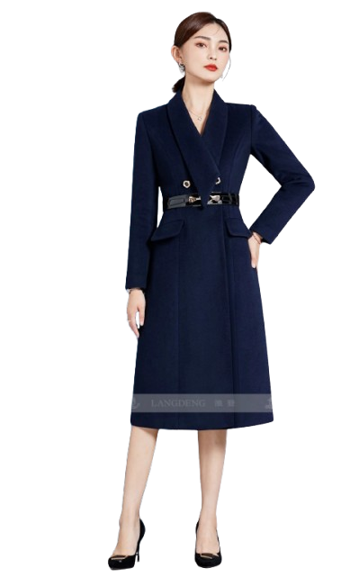 Women’s Belted Wool Coat Series | Elegant Tailored Overcoats for Business & Formal Wear