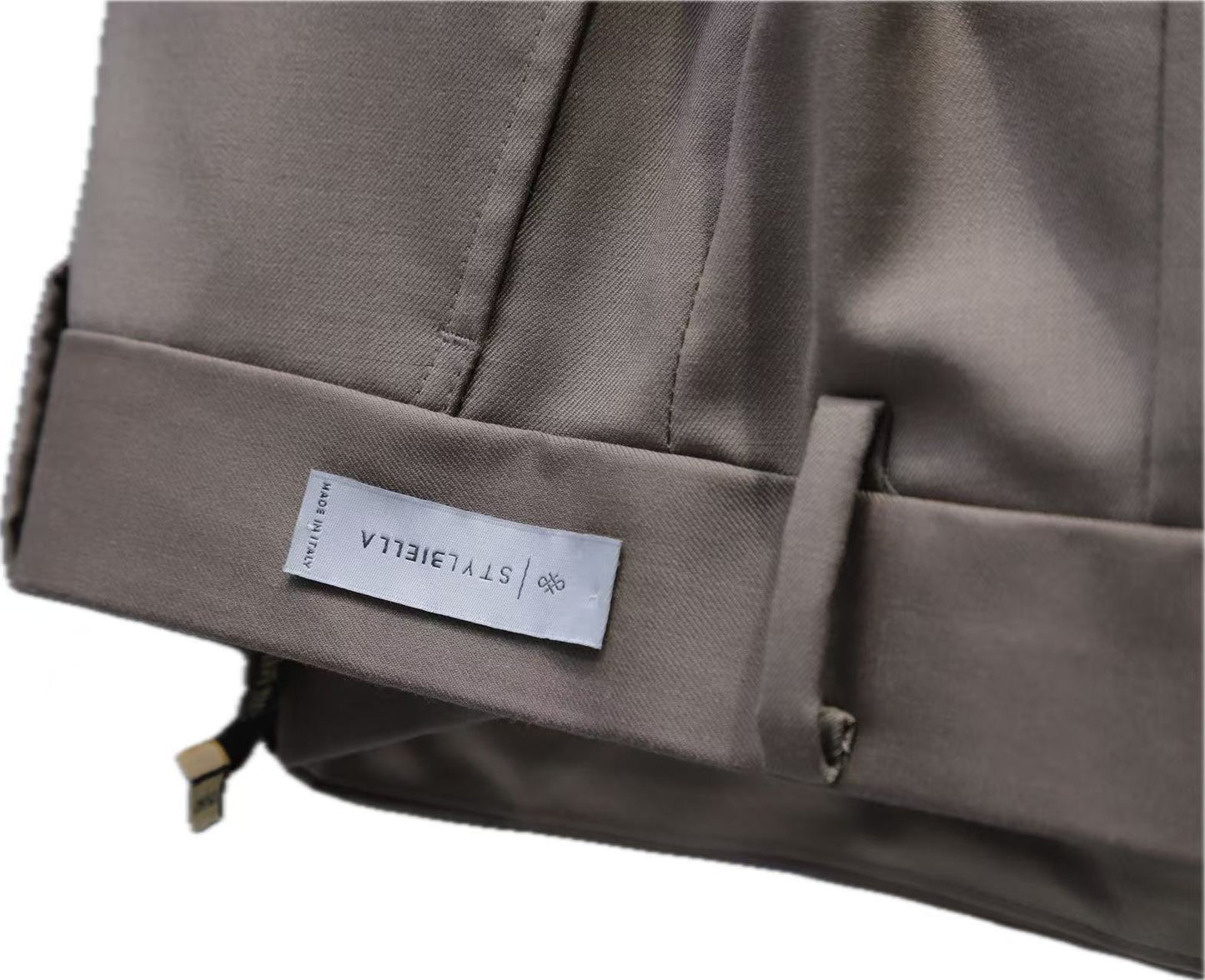 Brown Wool Business Suit