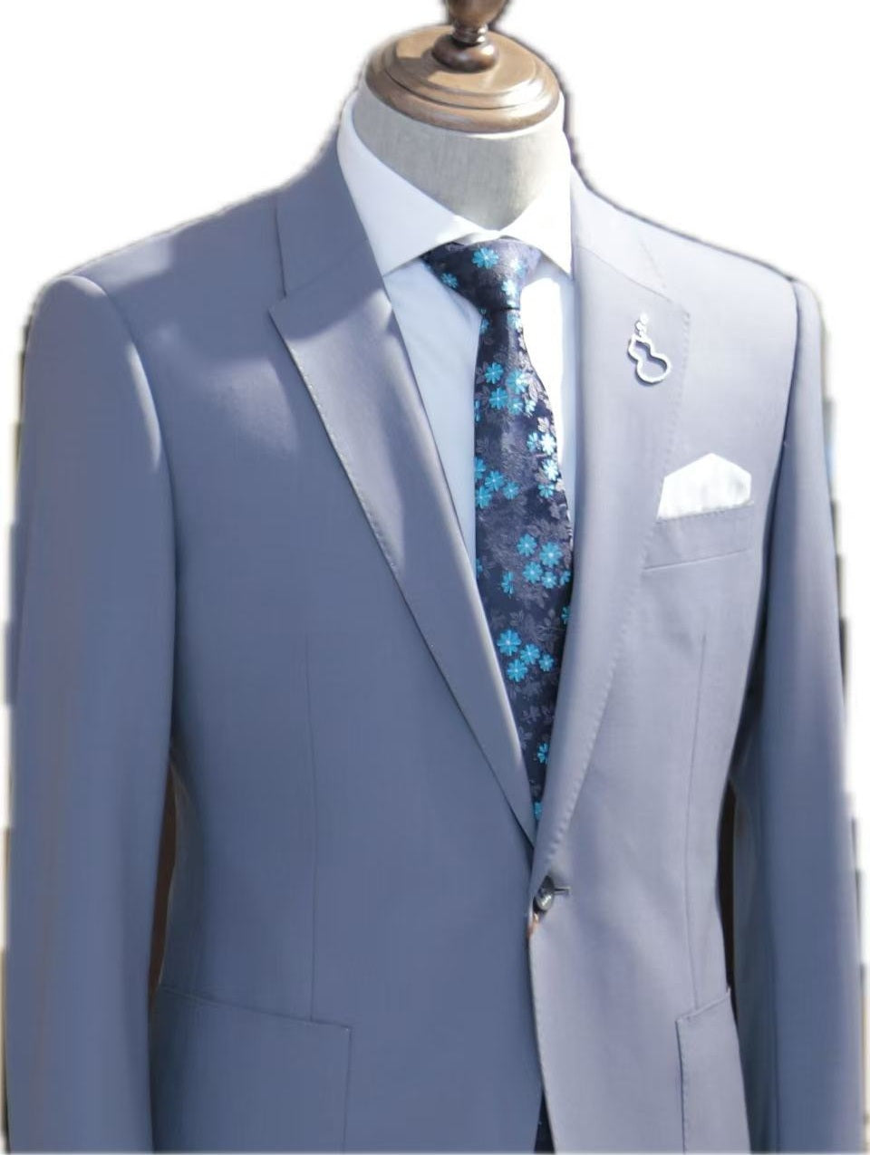 Deep Grey Wool Blend Suit