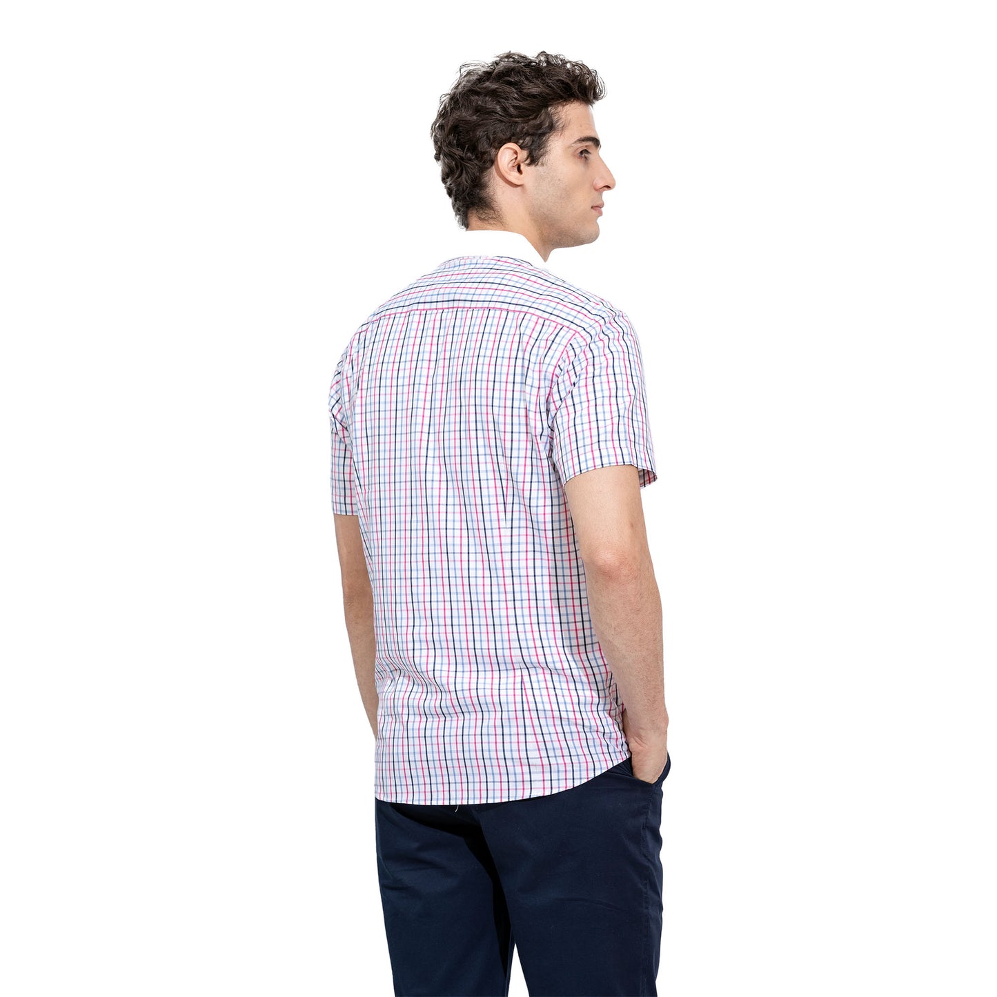Casual Check Short-Sleeved Shirt