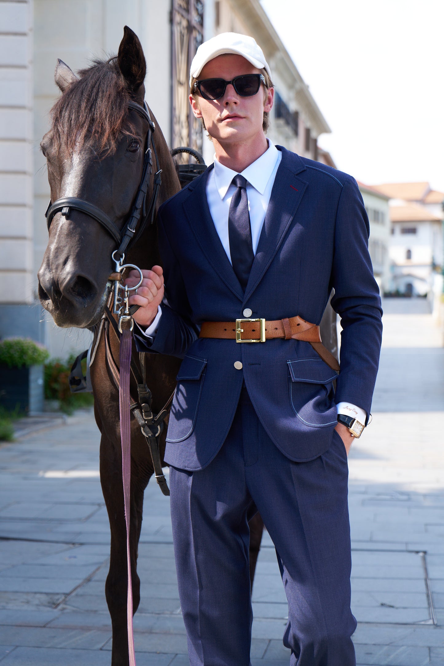 Equestrian Wool Blend Suit
