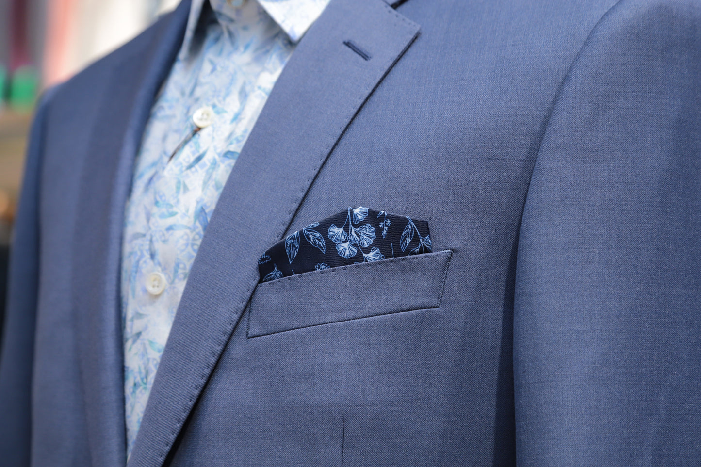 Classic Blue-Grey Business Suit