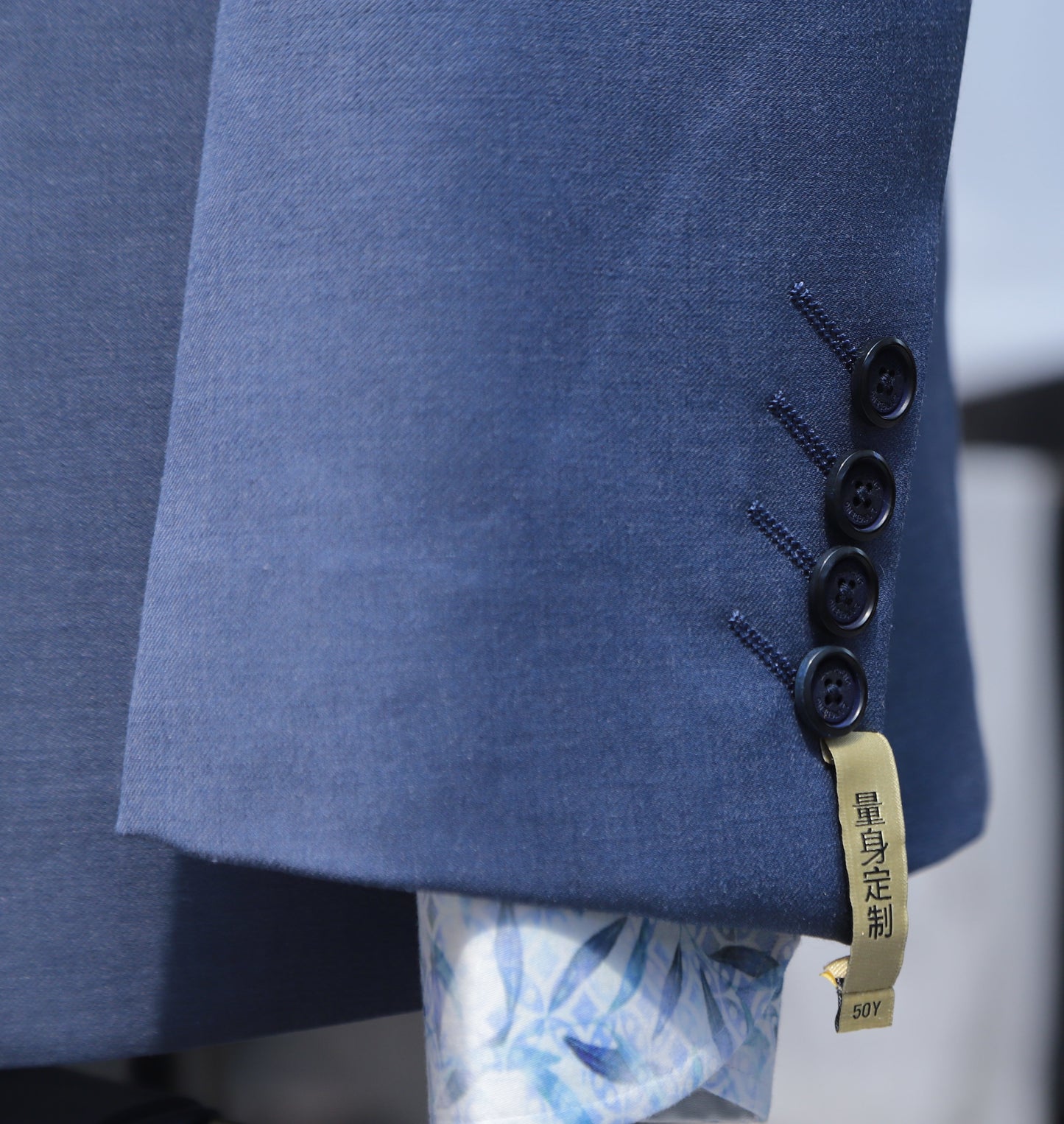 Classic Blue-Grey Business Suit