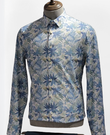 Men’s Printed Cotton Shirt