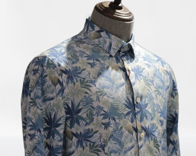 Men’s Printed Cotton Shirt