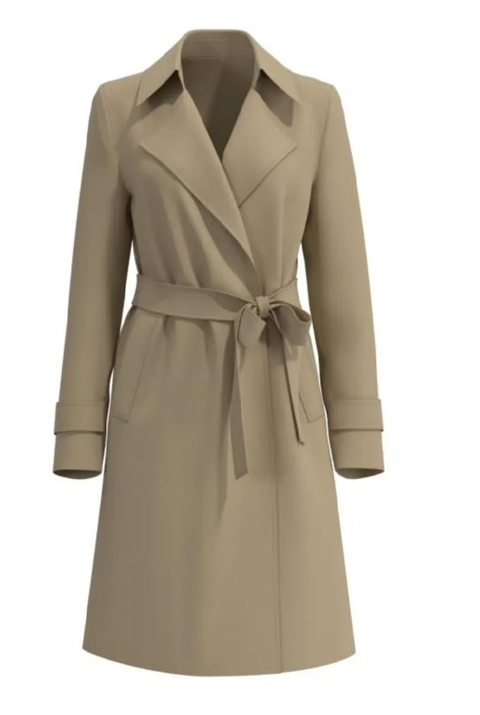 Women's Belted Trench Coat