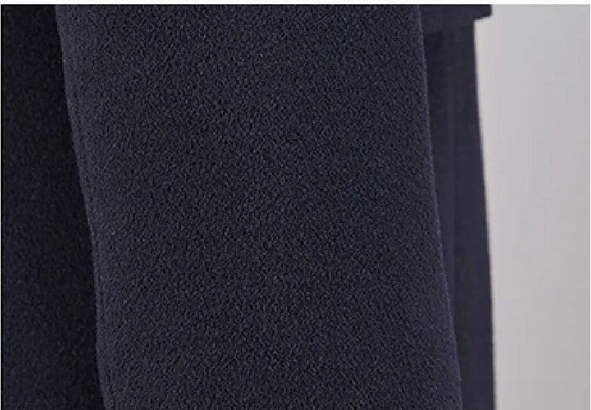 Women’s Wool Double-Breasted Navy Coat