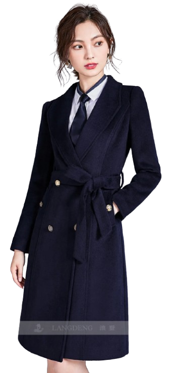 Women’s Belted Trench Wool Coat Series
