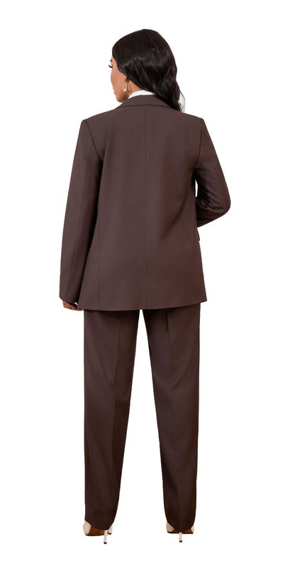 Women’s Double-Breasted Wool Suit Set