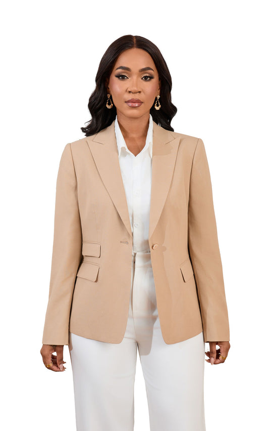 Women’s Tailored Single-Breasted Blazer