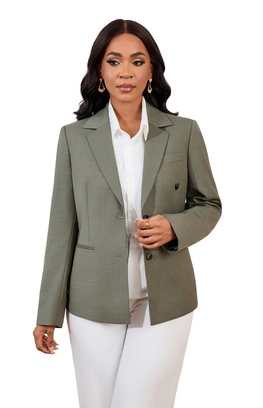 Women’s Classic Wool-Nylon Blazer