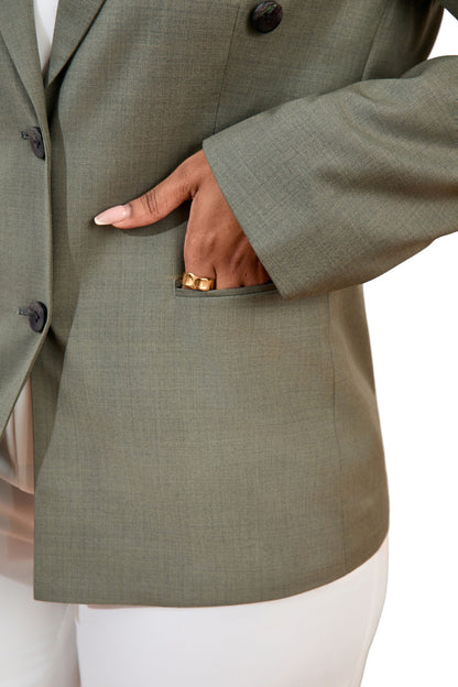 Women’s Classic Wool-Nylon Blazer