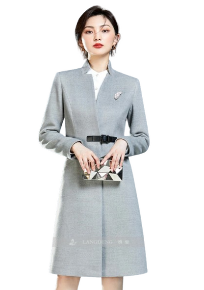 Women’s Belted Wool Coat Series | Elegant Tailored Overcoats for Business & Formal Wear