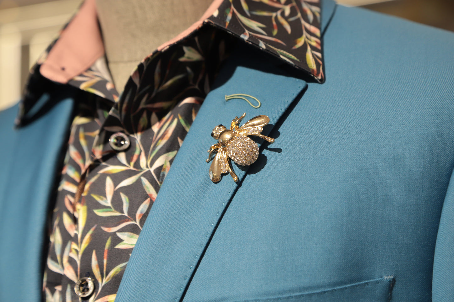 Turquoise Wool Suit set