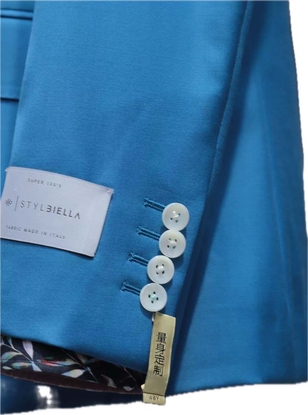 Turquoise Wool Suit set
