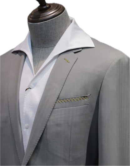Wool Blend Casual Suit Jacket