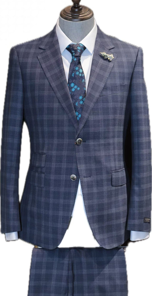Classic Wool Plaid Business Suit