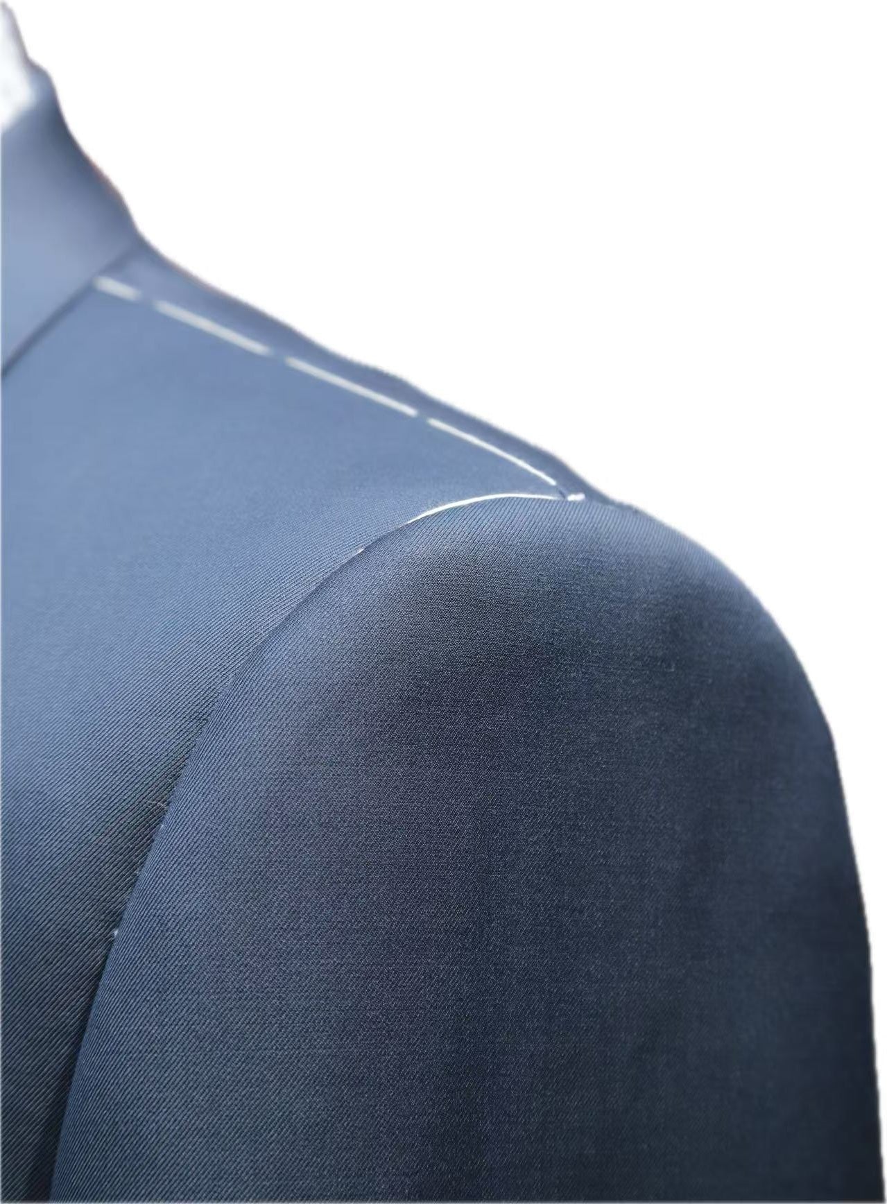 Classic Deep Blue-Green Wool Business Suits