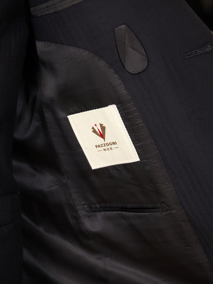 Black Wool Wedding Suit – Custom Tailored Men’s Tuxedo