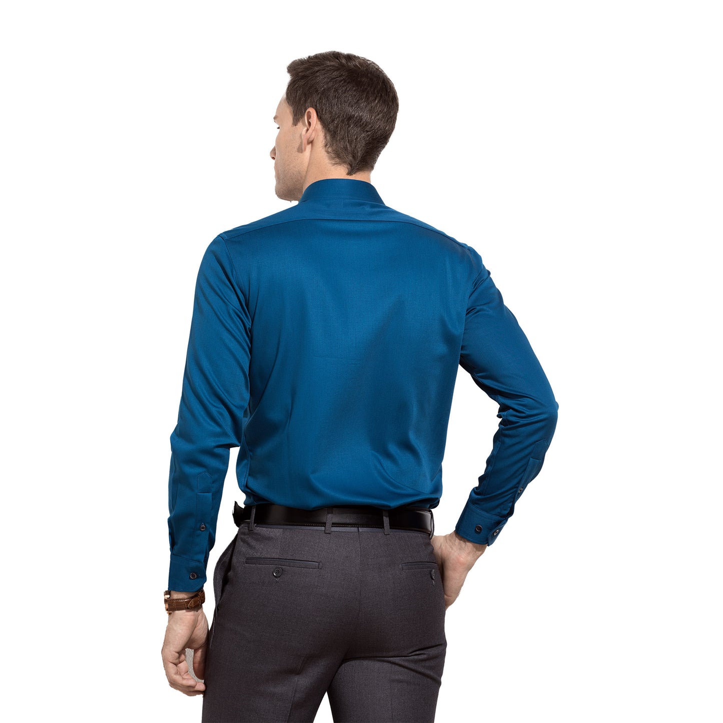 Classic Navy Long Sleeve Shirt: Timeless Elegance