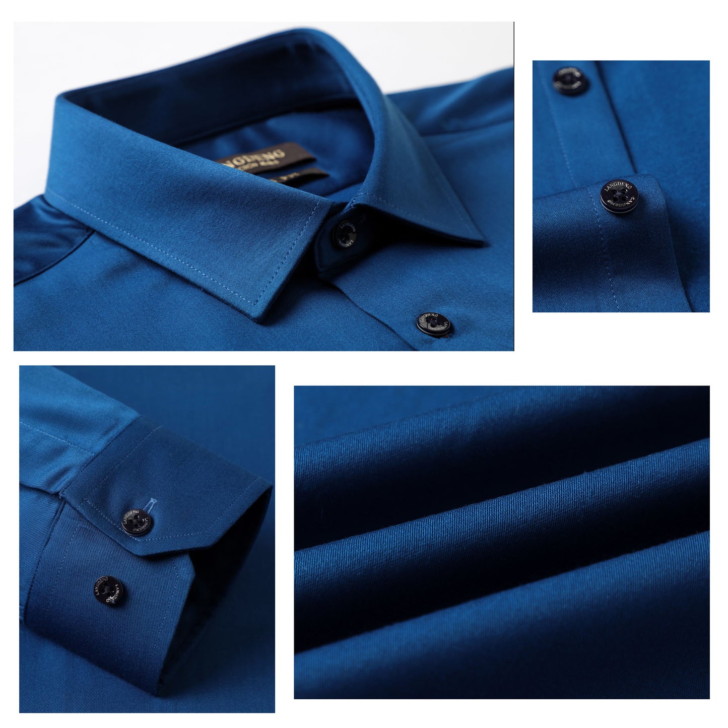 Classic Navy Long Sleeve Shirt: Timeless Elegance