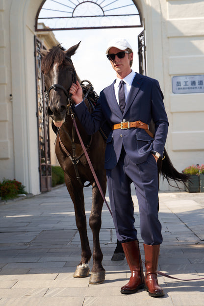 Equestrian Wool Blend Suit