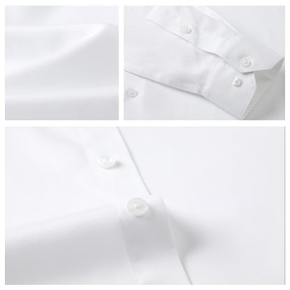 Chemise en coton sergé premium pour homme