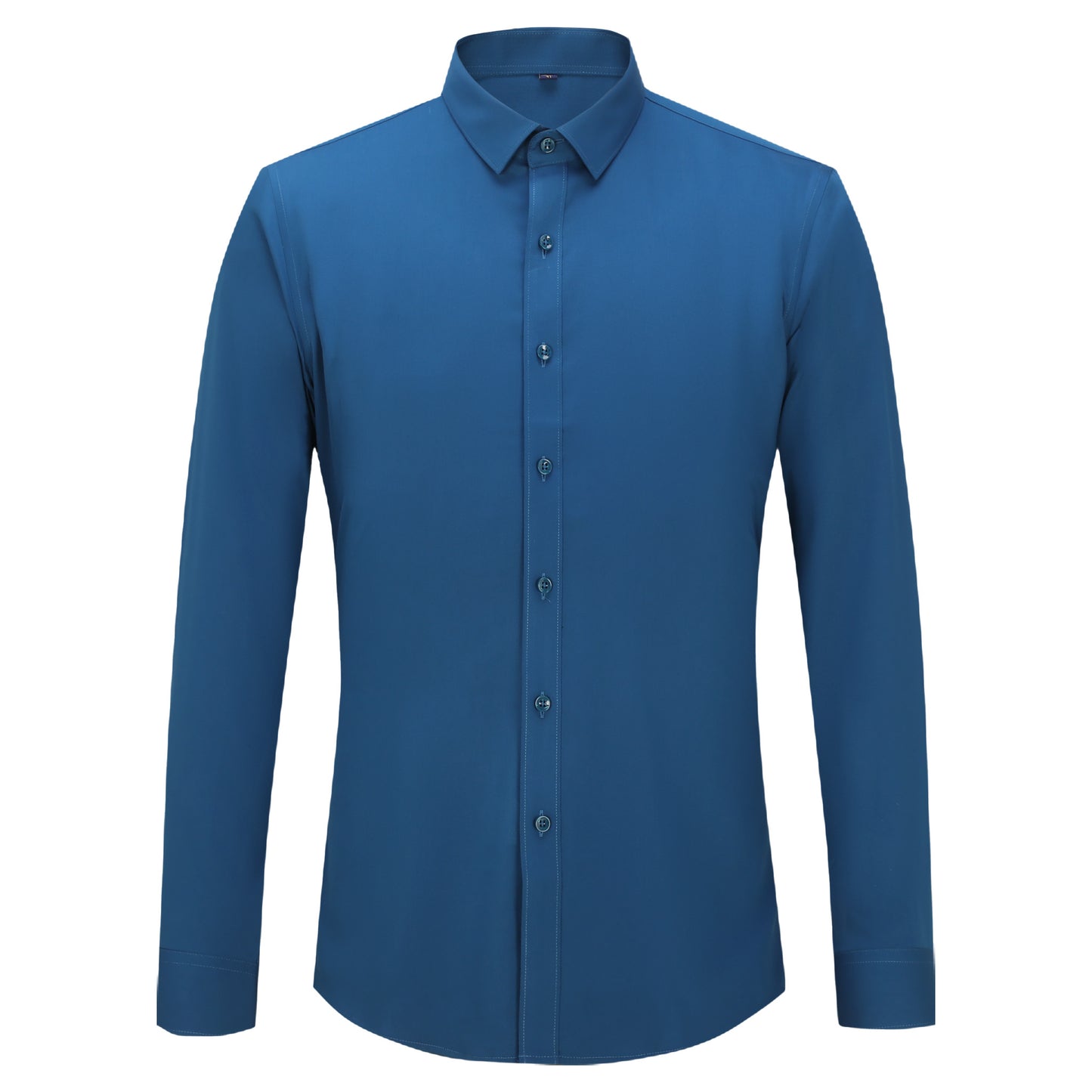 Bamboo Long-Sleeved Shirt in Turquoise