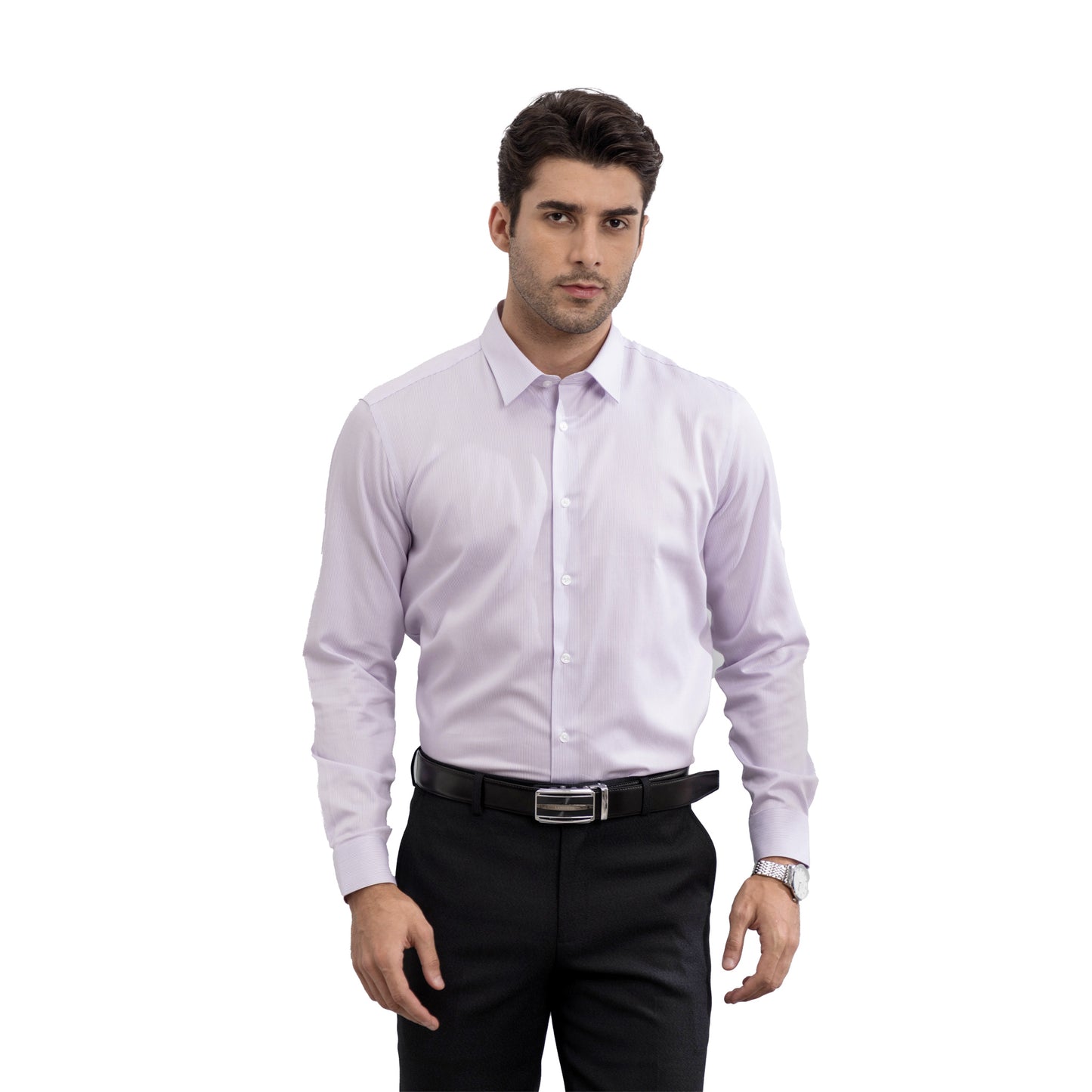 Casual Striped Shirt in 100% Cotton