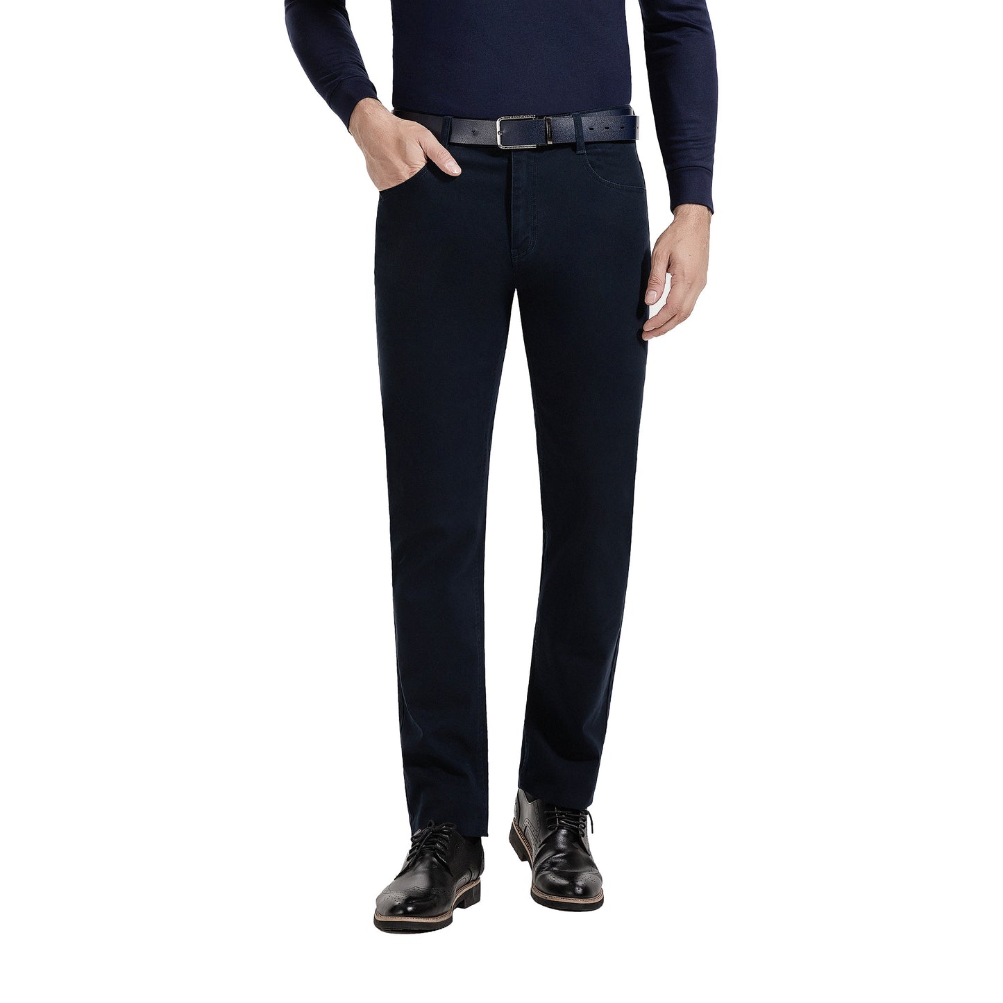 Comodidad para el día a día: pantalones holgados de algodón elástico