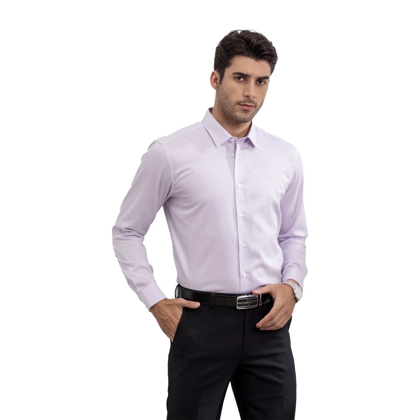 Casual Striped Shirt in 100% Cotton