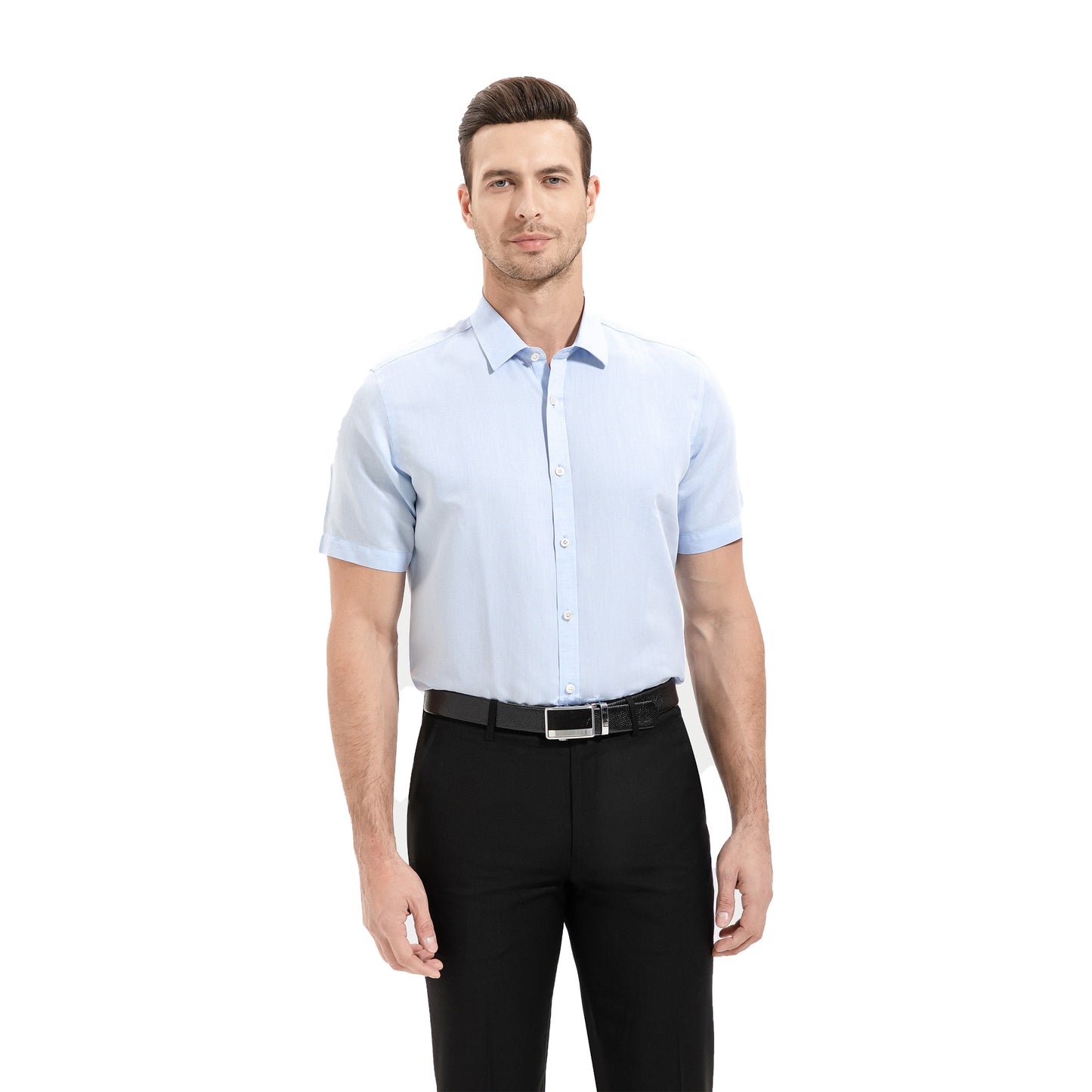 Linen-Cotton Short Sleeve Shirt: Summer Eco-Luxury