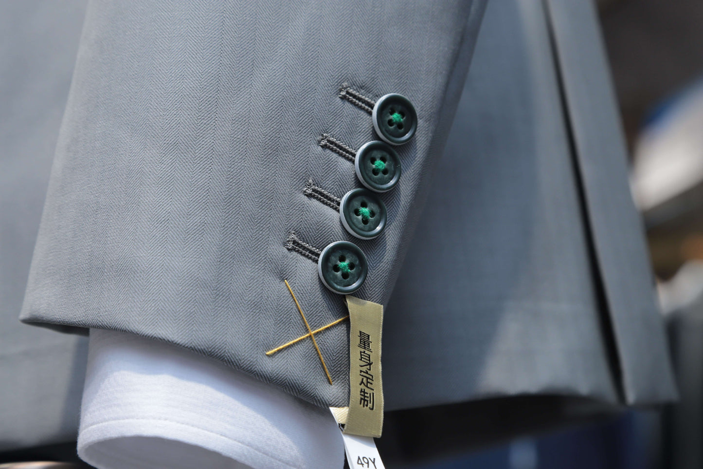 Wool Blend Casual Suit Jacket