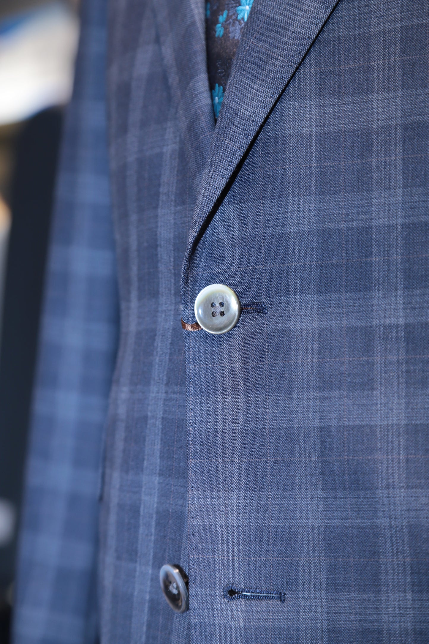 Classic Wool Plaid Business Suit