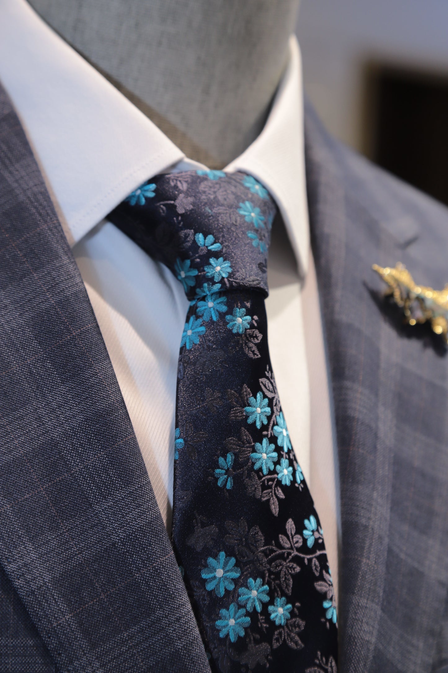 Classic Wool Plaid Business Suit