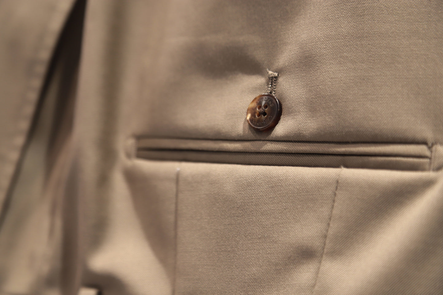 Brown Wool Business Suit