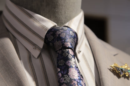 Khaki Subtle Check Wool Blend Suit