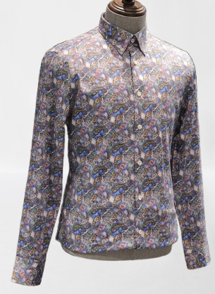 Men’s Printed Cotton Shirt