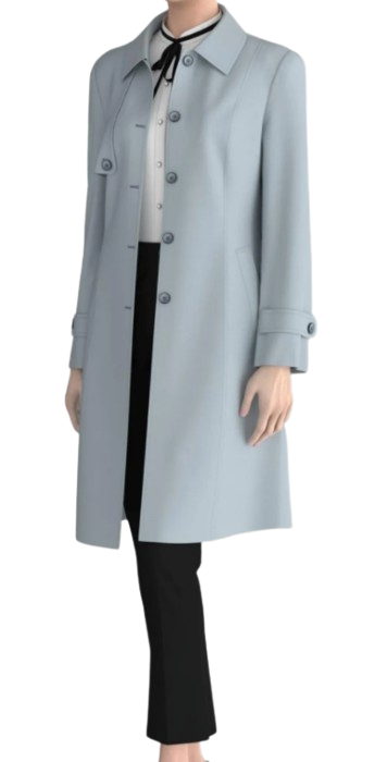 Classic Belted Trench Coat