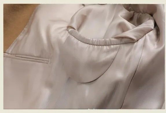 Men’s Camel Wool-Cashmere Overcoat