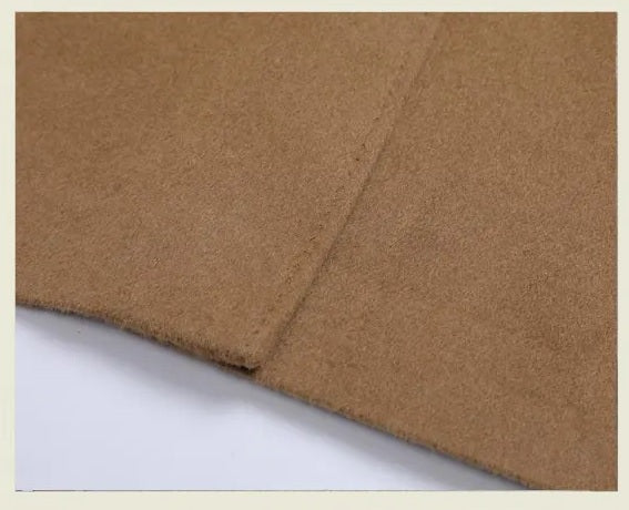 Men’s Camel Wool-Cashmere Overcoat