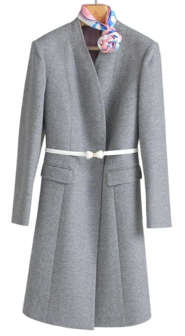 Women’s Belted Wool Coat Series | Elegant Tailored Overcoats for Business & Formal Wear