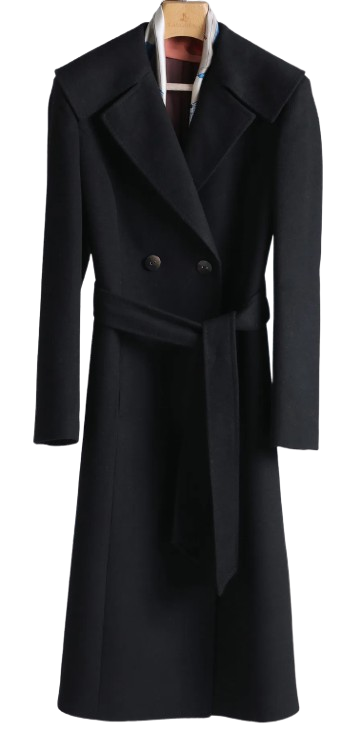 Women’s Belted Trench Wool Coat Series